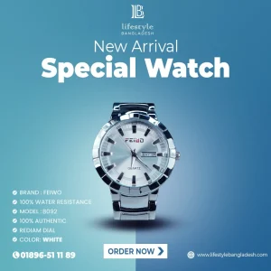 Feiwo Men Watch (White)